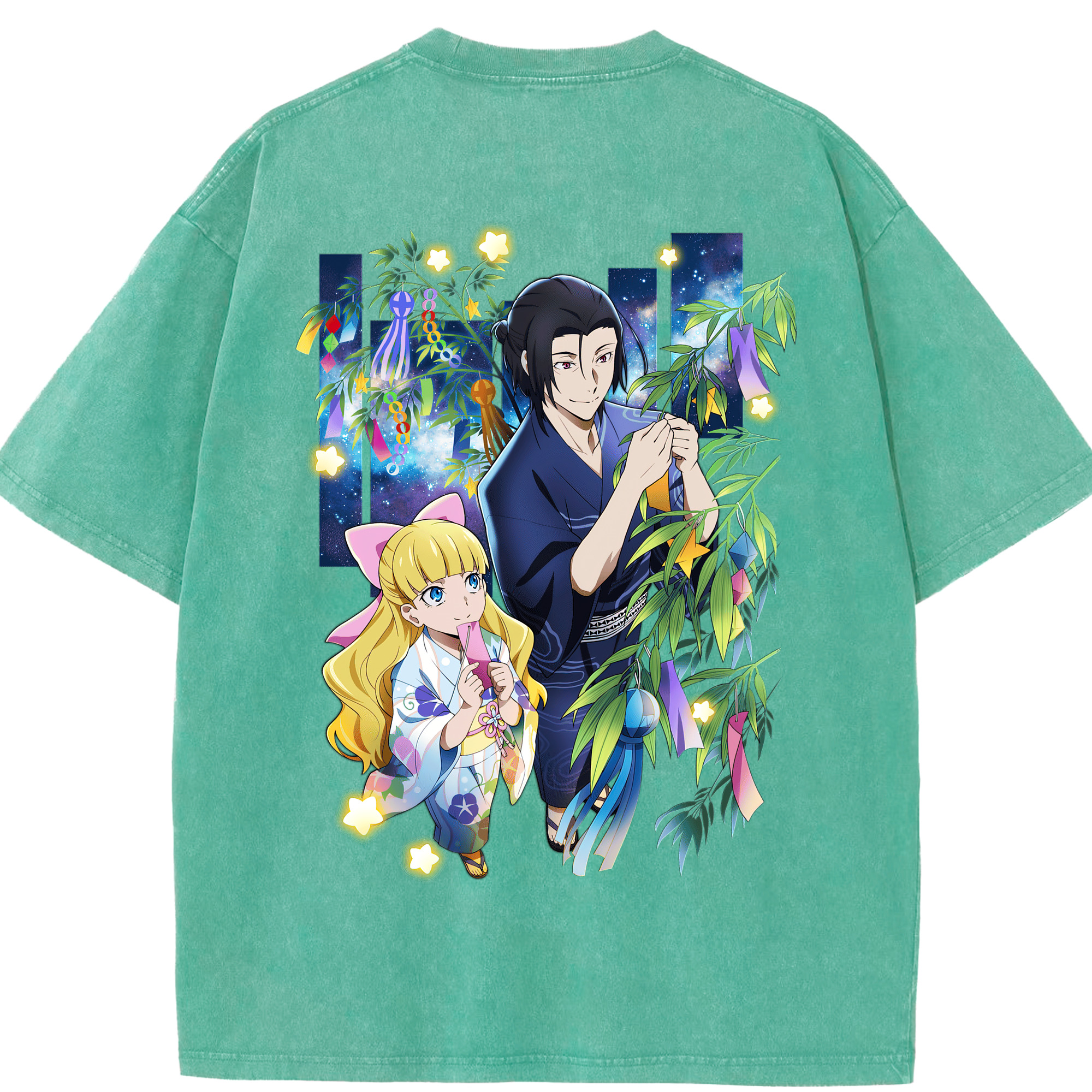 （画像用） 文豪ストレイドッグス Bungo Stray Dogs 綿100% ヴィンテージ風 半袖Tシャツ（背面プリント）